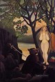 desnudo y oso 1901 Henri Rousseau Postimpresionismo Primitivismo ingenuo